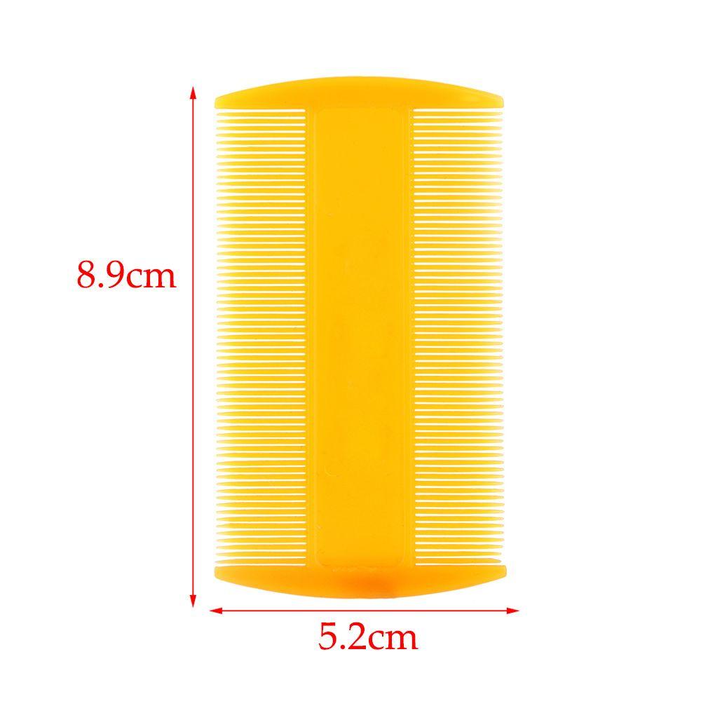 Цвет Полезные двусторонние средства для удаления блох, инструменты для укладки волос, расческа для вшей, косметическая щетка, расческа с узкими зубьями