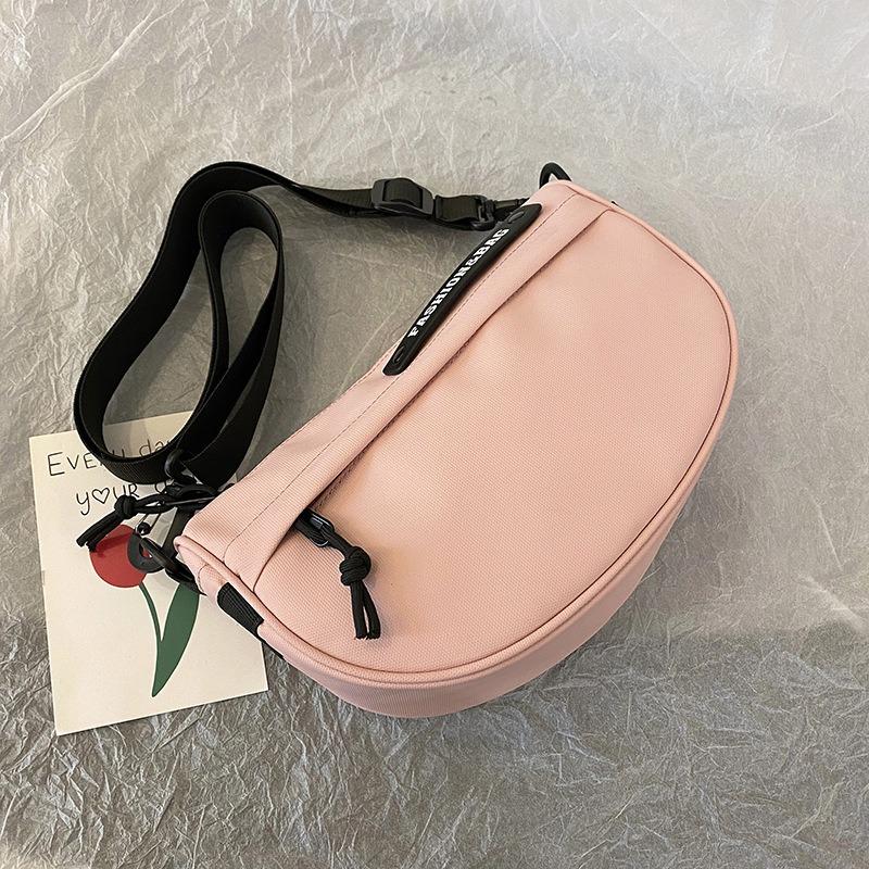 Женский универсальный повседневный рюкзак для покупок, мобильного телефона, на одно плечо, модная нейлоновая пленка, водонепроницаемая сумка через плечо, корейская версия, модная