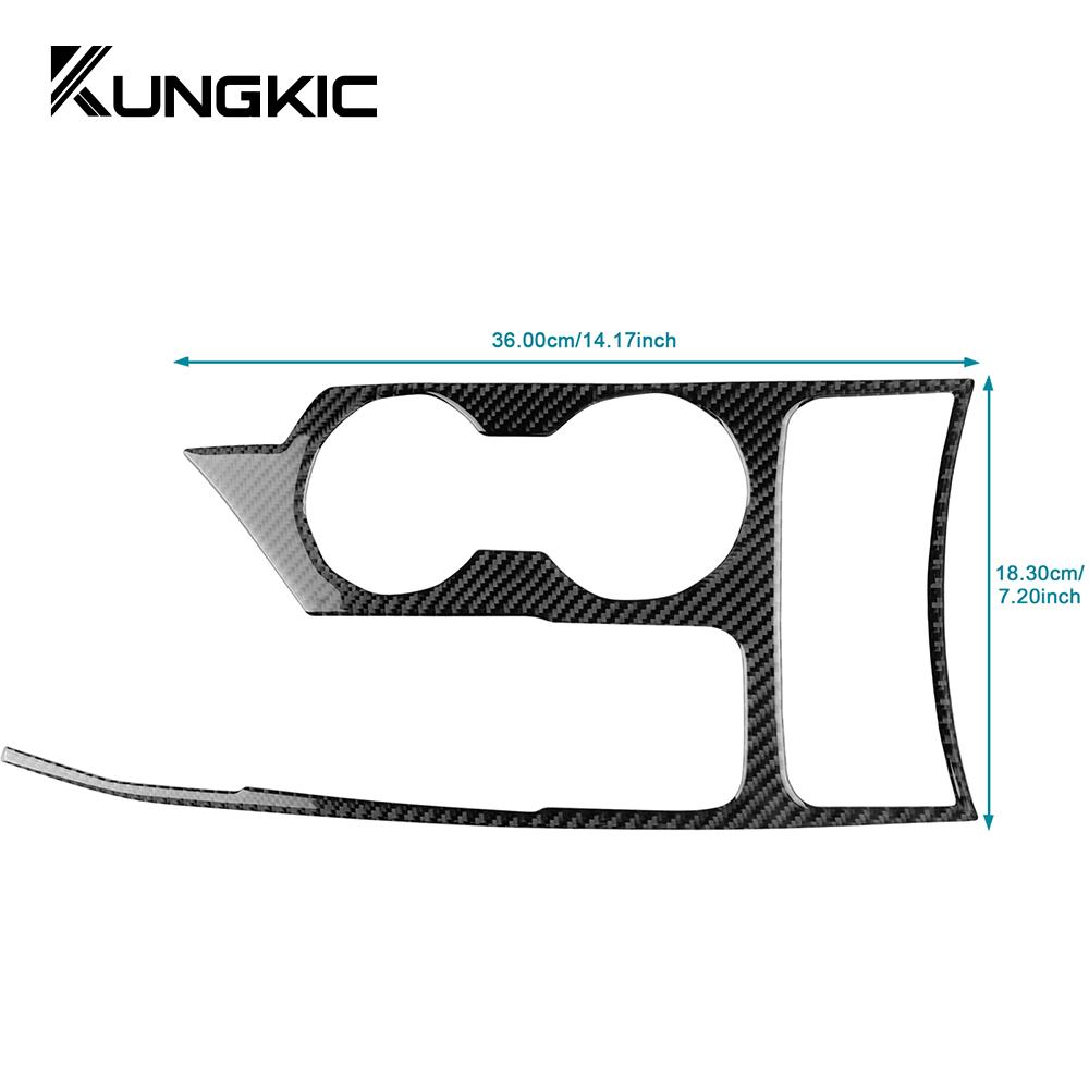 Наклейка из настоящего мягкого углеволокна для Kia Sportage 2017 2018 2019 2020 2025 LHD Панель переключения передач, подстаканника, отделка интерьера