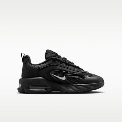 Детские кроссовки Nike Air Max Fire Черно-белые (GS) Черно-белый