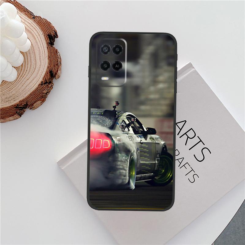 Чехол для телефона Oppo A15 A80 A60 A40 A94 A54 A98 A78 A18 A38 A58 A16 A76 A96 A17 A77 A74 A57S с рисунком "Гонщик"