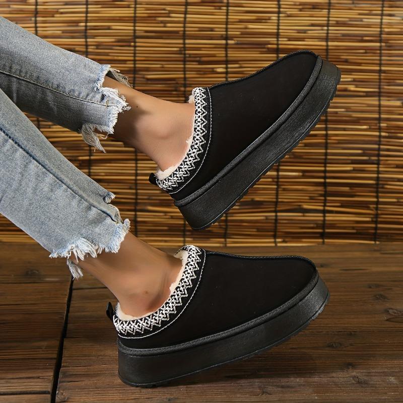 Модные женские тапочки на платформе, зимние теплые сапоги для снега, хлопковые пушистые женские шлепанцы, роскошная дизайнерская обувь, увеличивающая рост, размер 36-42