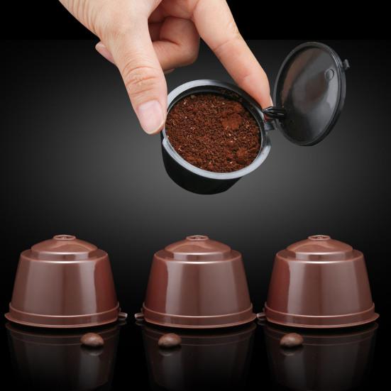 5 шт., капсульная чашка для кофе, удобные прочные многоразовые пищевые кофейные капсулы, фильтр для Dolce Gusto