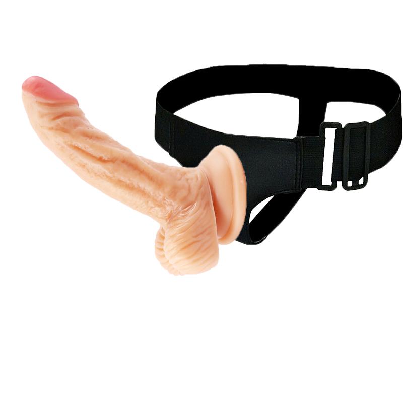 Регулируемый фаллоимитатор с ремешком для анального страпона