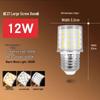 Super Bright LED Energy-Saving Screw-In Light Bulb - E27/E14 Tri-Color Corn Light