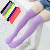 For 3-12Y Toddler Candy Color Cotton Kids Stockings High Knee Socks Warmers Socks Long Leg