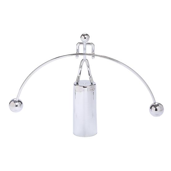 Art Sculpture Interactive Kinetic Decoration Surfing Figure Skier Balancing Tabletop