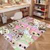 Labubu Print Rug, Washable Floor Carpet, For Entryway Dorm Laundry Room Office Study, Home Decor Birthday Christmas Gift