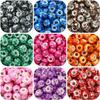 Acrylic Flower & Pearl Seed Beads - DIY Jewelry Craft Accessories for Earrings & Bracelets.