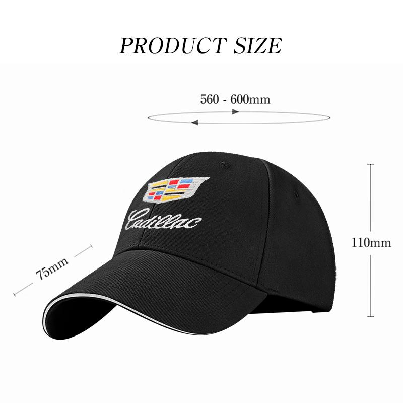 Baseball Cap Outdoor Summer Sports Hat Embroidered Men Women Baseball Cap For Cadillac ATS CTS DTS STS SLS SLR XLR BLS XT5 CT6