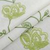 Green Embroidered Dining Table Fabric Cotton and Linen Cover Dining Table Flag Tablecloth Dining Table Mat