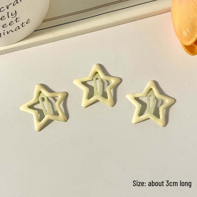 Five-Pointed Star Hair Clip for Women and Children – Cute Side Bangs Accessory and Hairpin