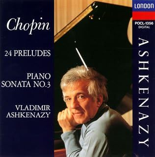 CD VLADIMIR ASHKENAZY CHOPIN Chopin 24 Preludes POCL1356 LONDON 1993 Japan Classical Used