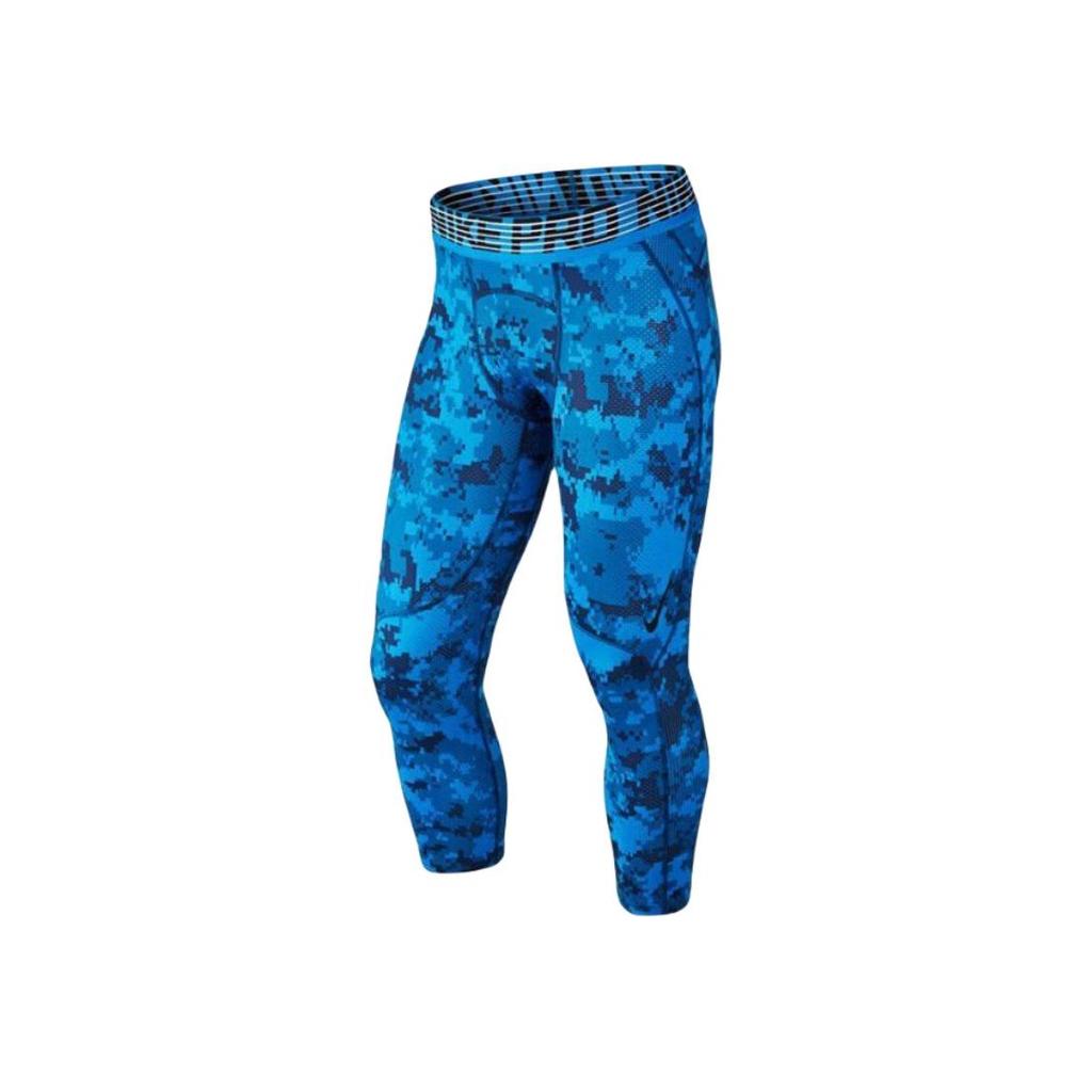 Nike Серия Sports Lifestyle Ss25 Логотип бренда По всей поверхности Принт Тканые Дышащие Приталенные Шорты-капри Спортивные Мужские Шорты Синие 828166-457