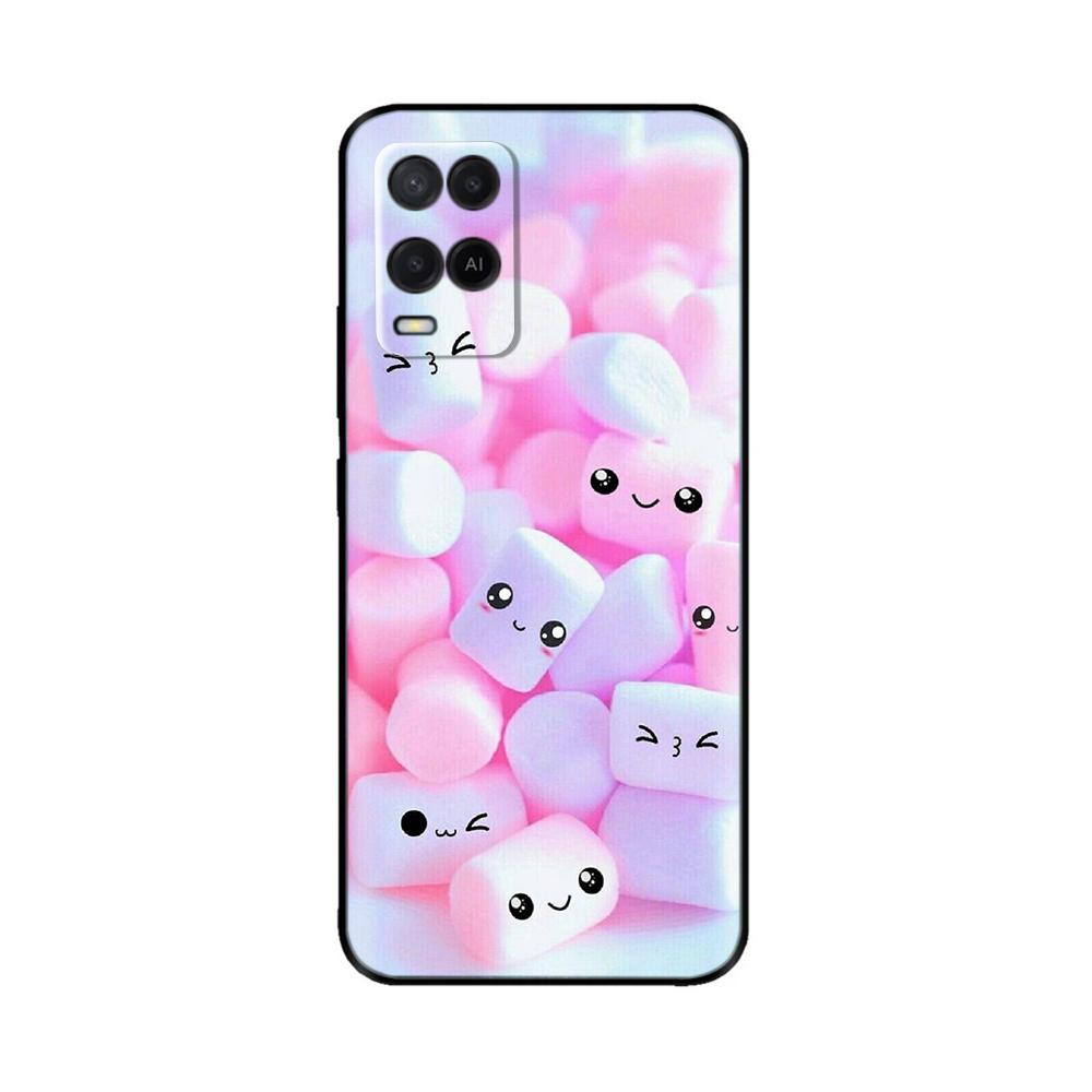 Для Oppo A54 A74 Чехол Мягкий Черный Силикон ТПУ Задняя Крышка Телефона для Oppo A54 4G CPH2239 A54 5G CPH2195 A74 4G 5G Чехол Крышка Coque