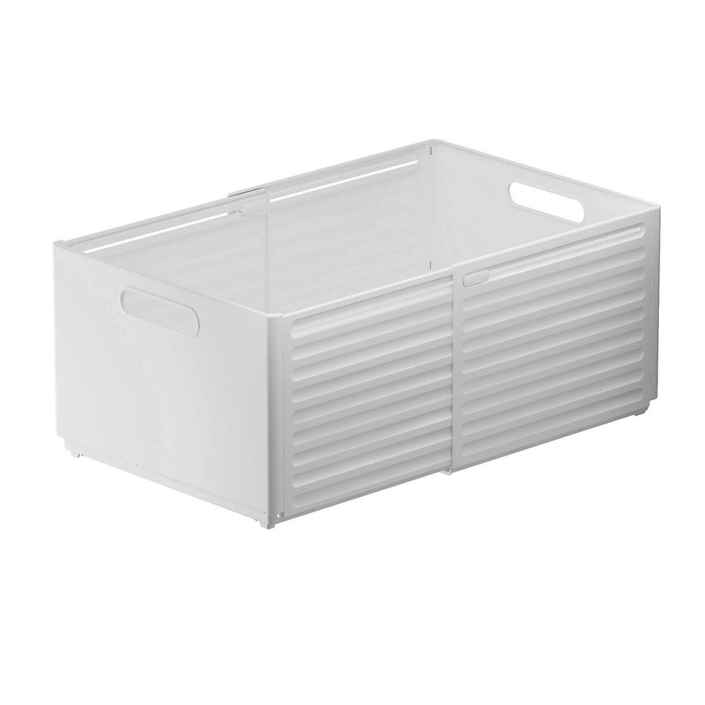 Retractable Right Angle Deep Drawer Snack Divider and Organizer.