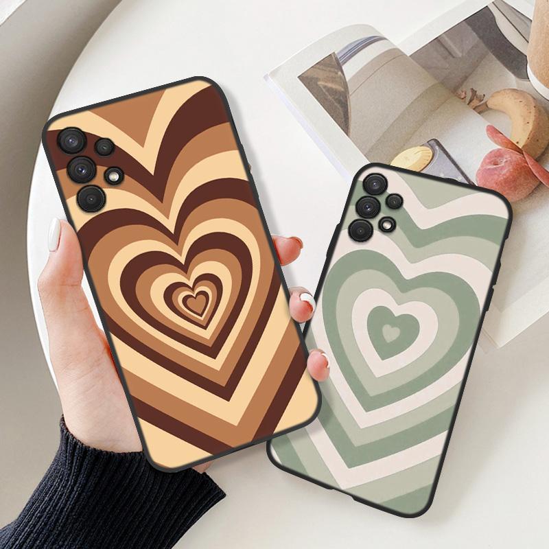 Модный чехол с сердечком для Samsung A12, чехол для Samsung A32 A51 A52 A50 A21S A31 A40 A41 A42 A30 A22, чехлы A 12 32
