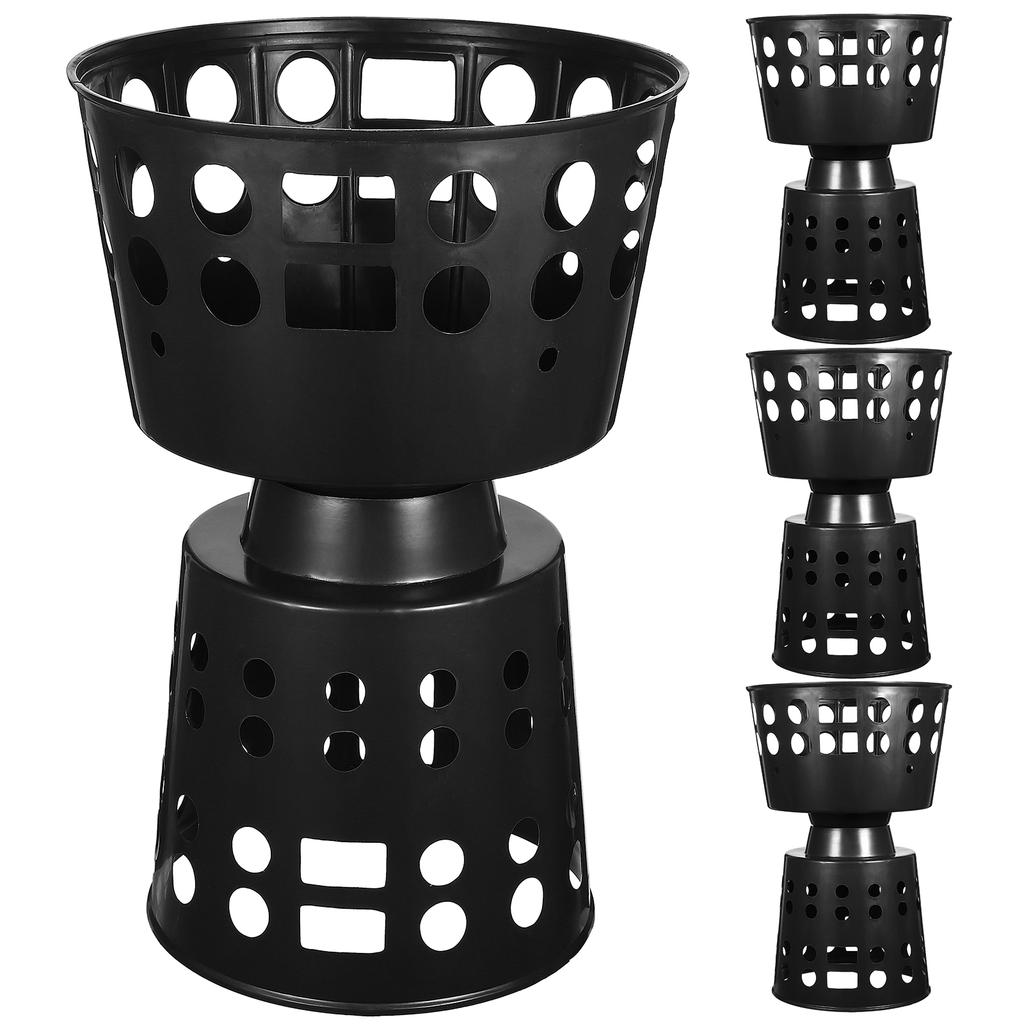 4 Pcs Fixed Liner for Flower Arrangement Fixing Stand Packing Base Material Artificial Flowers Bouquet Plastic Bottom Fresh