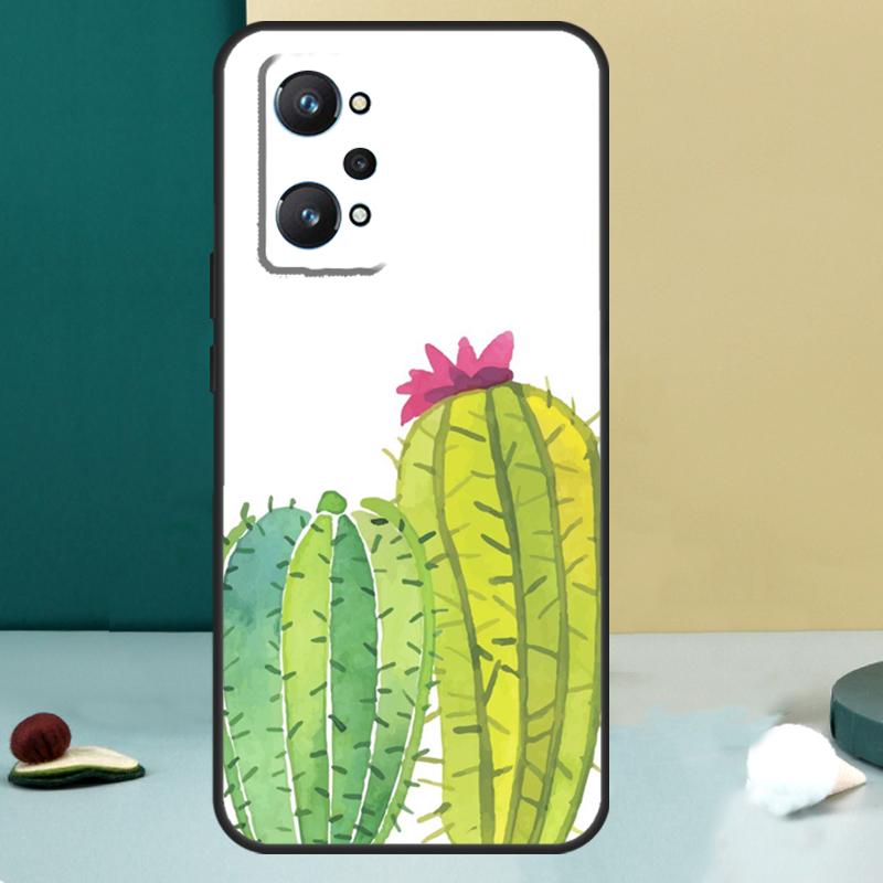 CACTUS BANANA RETRO VINTAGE SUMMER For Realme GT 6T 5 6 GT 7 Pro C67 C75 C61 C55 C53 C51 C21Y C25S 10 11 12 13 14 Pro Plus Case