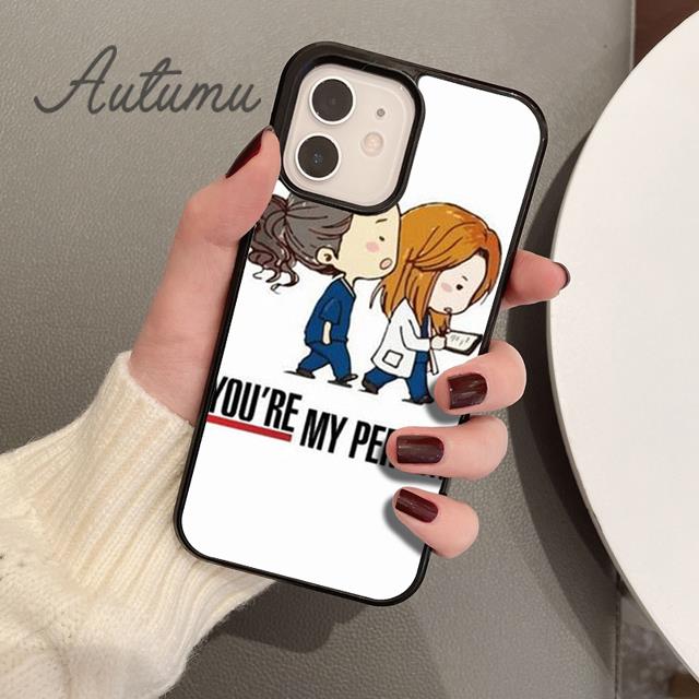 Чехол для телефона «Анатомия страсти» You Are My Person для iPhone 11 12 13 14 Pro Max mini XR XS SE 2020 6S 7 8 Plus Samsung S21 S22