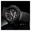Casio Серия G-SHOCK с двойным дисплеем (ЖК/стрелочным) Серия Retro Return Уличная мода Повседневные Водонепроницаемые и ударопрочные Спортивные Кварцевый механизм AW-500E-1EPRD