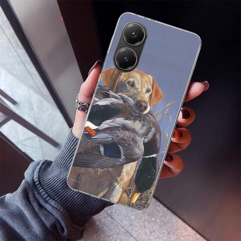 Hunter Dog Hunting Phone Case For Xiaomi Poco X7 X6 X5 Pro F7 Ultra Redmi 15C 15 13 13C 12 12C 10 10A 10C 9 9A 9C 9T Shell Poco