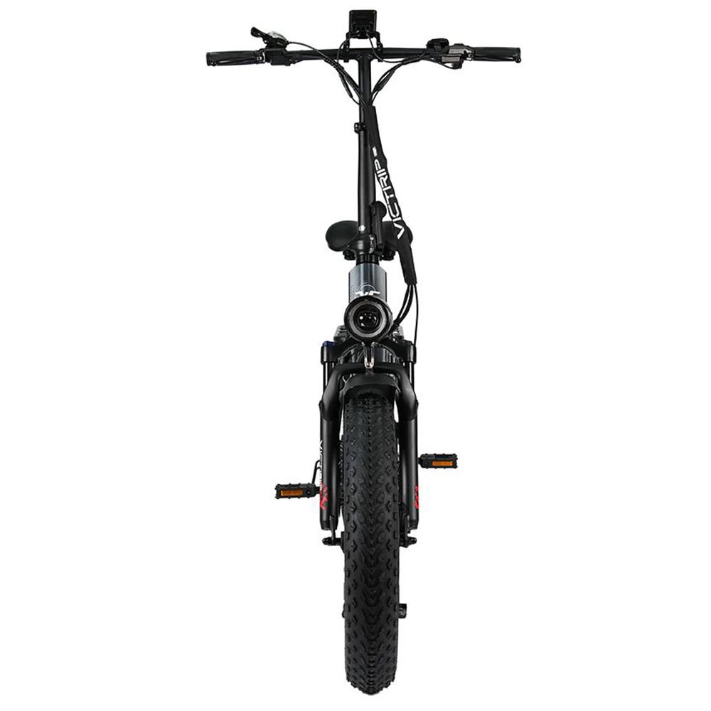Electric Bicycle Foldable Victpip T5 Plus 20" Fat Tire 250W Motor City Electric Bike For Adult 48V 40Ah Dual Hydraulic Brake 7 Speed Max Load 150Kg