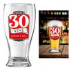 [P8543] - Beer Glass '30 Years' (Never Dry!) ​​- 16x8 Cm