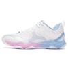 New LiNing Ranger6 LITE Cushioned Slip Resistant Abrasion Resistant Low Top Badminton Shoes Unisex Standard White AYTS012-1