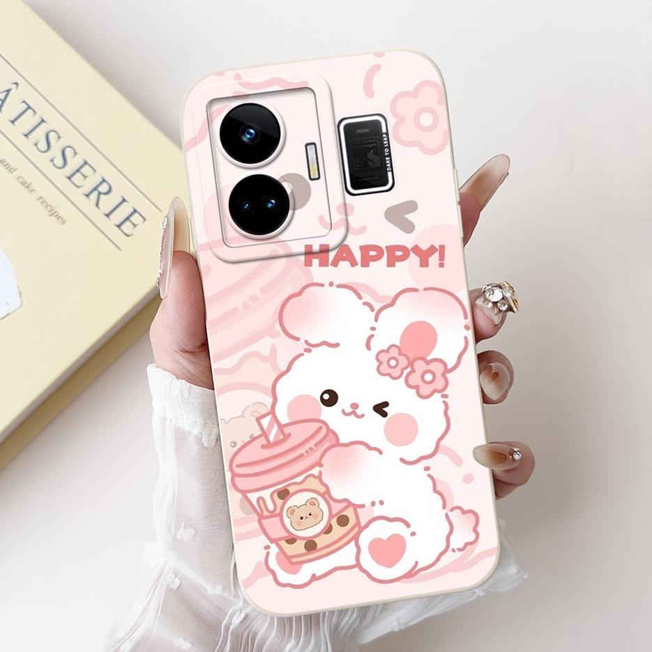 Чехол для Realme GT3 RMX3709 Милый Забавный Мультяшный Чехол Мягкий Силиконовый Чехол Для Realme GT Neo 5 Neo5 240W RealmeGT3 Задняя Крышка Coque