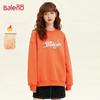 Baleno Women's Winter Plush Lined Crewneck Sweatshirt