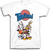 Space Jam Классическая мужская футболка - Команда Мультяшек Марвин и Багз Банни Футболка Классика 90-х