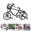 Mini Bike Miniatures Simulation Old-fashioned Bicycle Vintage Bicycle Model Dollhouse Garden