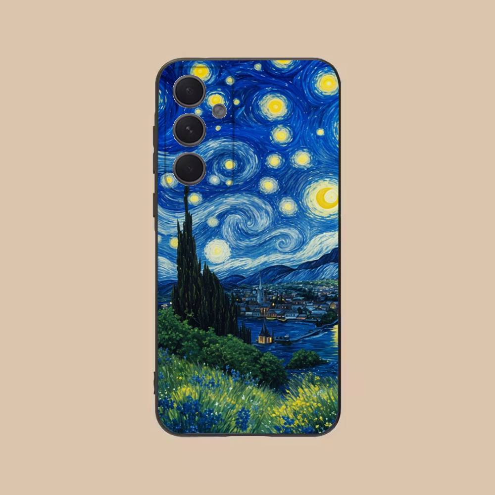 Чехол для телефона V-Ван Гог для Samsung S24, S21, S22, S23, S30, Ultra, S20, S30, Plus, S21 Fe, 10, 9, 5G Силиконовый чехол