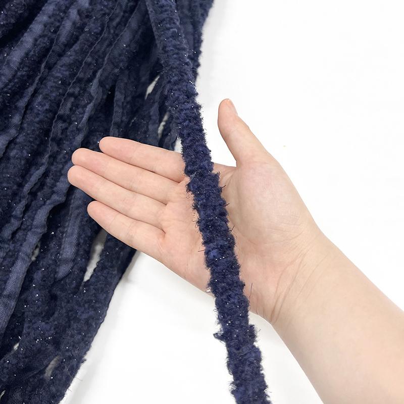 1 м DIY костюм ремесла искусственная отделка из овечьей шерсти аксессуары для одежды блестящая яркая шелковая отделка