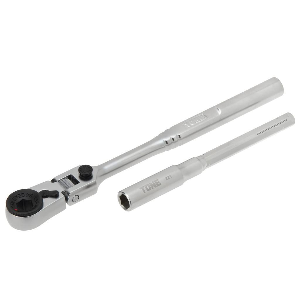 TONE Набор бит-трещоток BRFS27 Вставка для бит черного цвета Содержимое 27 предметов и 6,35 мм(1/4")