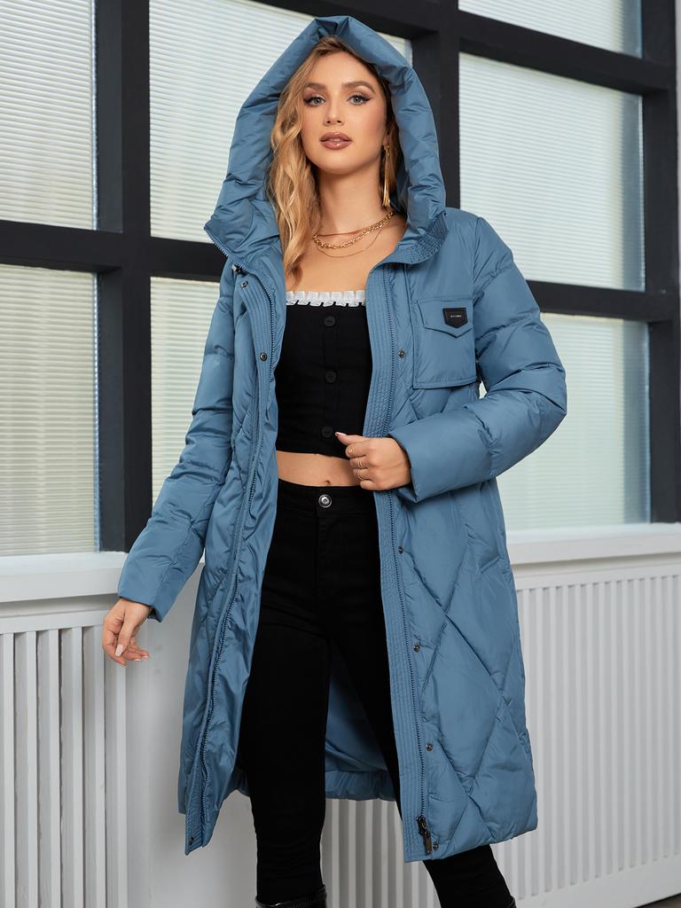 Cinemore Women's Winter Jacket Fashion Long Big Pocket Coat Women Brand High-quality Parka Windproof Warm Down Jackets 83516