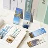 12Pcs Magnetic Bookmark Set Bible Verse Scene Pattern Print Double-sided Magnetic Bookmark