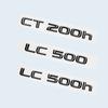 Глянцевый черный 3D ABS буквы номер CT200h LC500 LC500h ГИБРИДНАЯ эмблема для Lexus багажник автомобиля логотип наклейка значок аксессуары