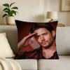 JJensen Ackles Actor Print Throw Pillow Cover Square Cushion Case for Living Room Bedroom Decor