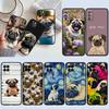 Cute Pug Dog Case for Samsung M55 M35 M15 A02 A05S A05 A06 A15 A12 A13 A10 A16 A20 A22 A24 A25 A30 A31 A32 A33 A35 A42 A50