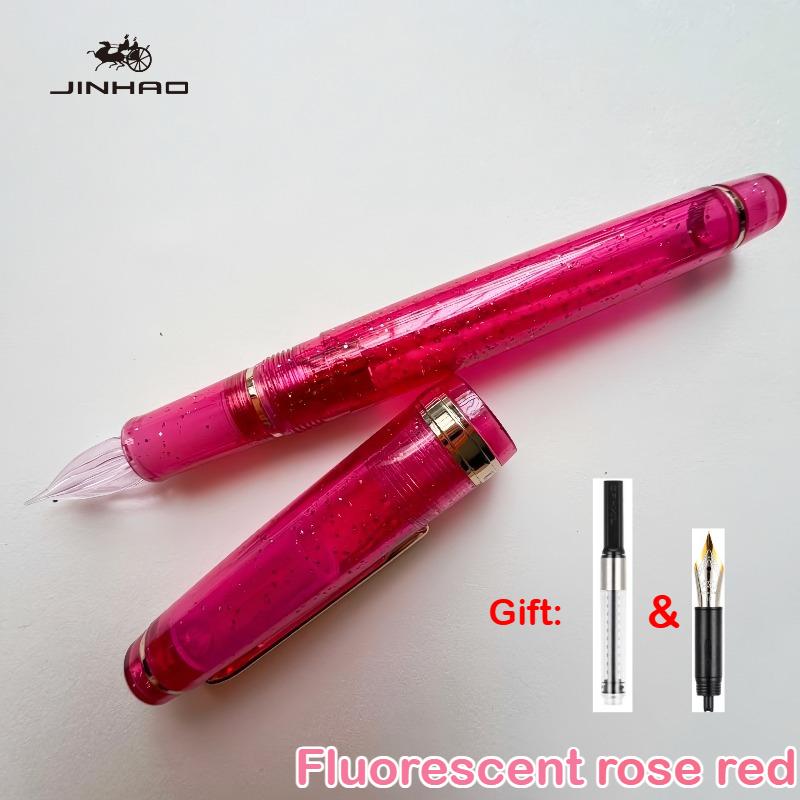JINHAO 82 Стеклянные перья для каллиграфии с пером для авторучки, конвертеры для чернил, канцелярские товары, школьные принадлежности
