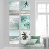 Nordic Sea Landscape Beach Palm Tree Surf Reef Wall Art Painting Canvas Print Wall Poster Prints Wall Pictures Home Decoration