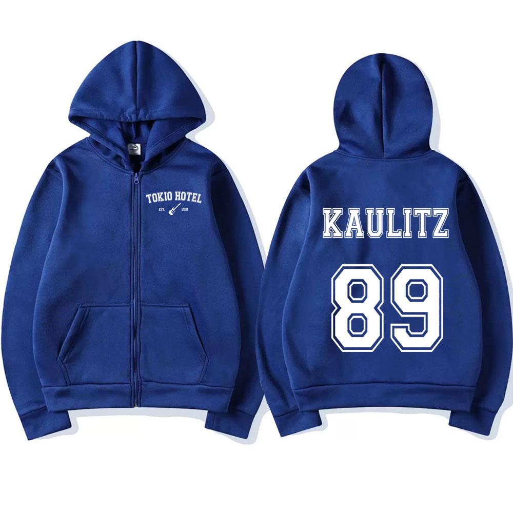 Rock Band Tokio Hotel Kaulitz Zipper Hooded Мужская и женская одежда Zipper Fleece Hooded Sports and Casual