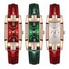 Rhinestone Watch Rectangle Quartz Watches Ladies Wristwatches
