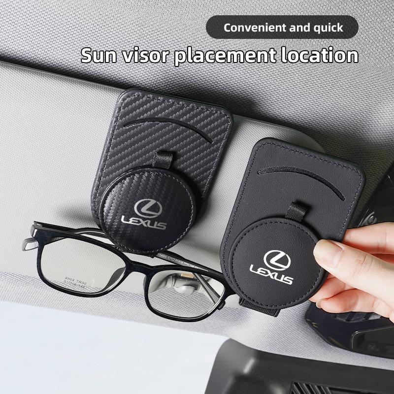 Car Sun Visor Glasses Case Holder Protective Organizer For Lexus F SPORT GS GX IS LS LX CT LC RC LBX NX RX 350h 450h ES UX 300e