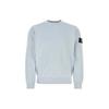 STONE ISLAND Classic Crew Neck Logo Badge Long Sleeve Pullover Sweatshirt Unisex Sweatshirt Frost-Blue 801563051-V0041