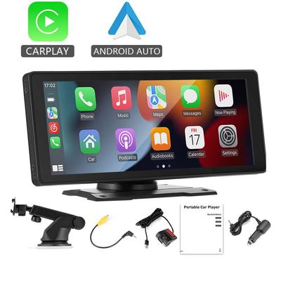 Автомобильный плеер Дисплей Монитор CarPlay Android Auto Мультимедийный MP5-плеер 10,26-дюймовый Портативный IPS-экран WiFi Bluetooth FM с 720P Видеорегистратором