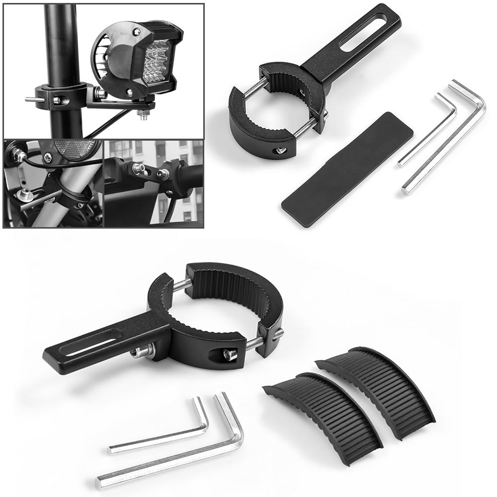 Кронштейн крепления фары мотоцикла, кронштейн для крепления прожектора, держатель ламп, регулируемый зажим для крепления на вилку 20 мм - 60 мм, зажим-держатель лампы