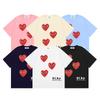 Стиль Comme Des Garcons Японский уличный стиль Графическая футболка Мужская Женская Свободный крой Короткий рукав Футболка